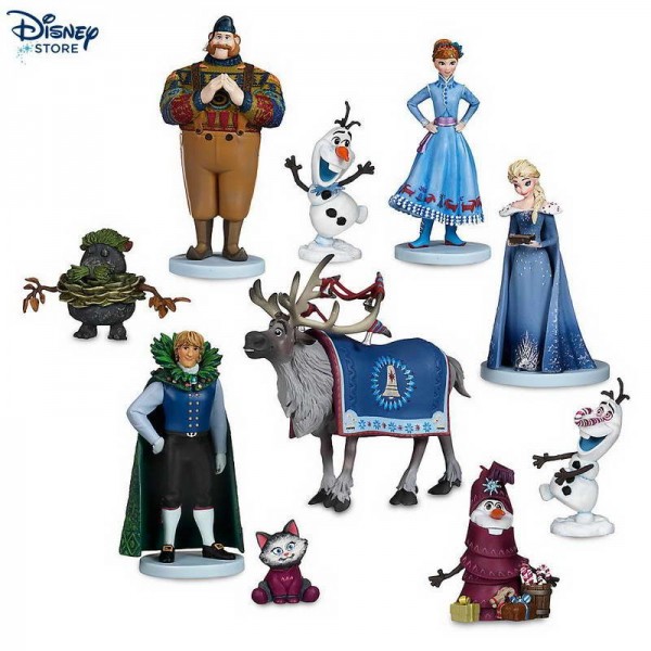 Set Da Gioco Personaggi Deluxe Frozen Le Avventure Di Olaf 47 Fuori Vendita Negozio Disney