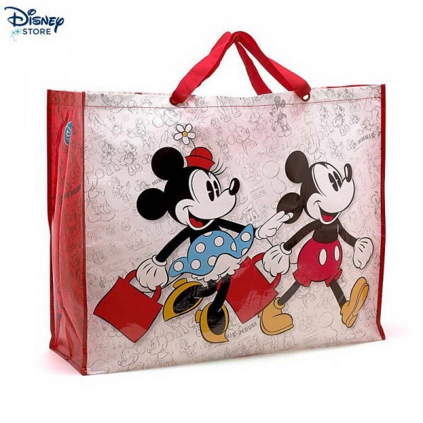 Borsa riutilizzabile extralarge Topolino e Minni Al Miglior Prezzo {Offerte Disney  store}