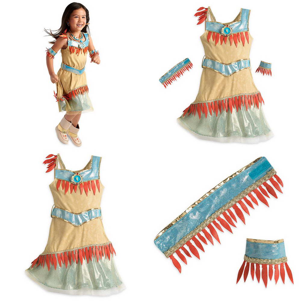 Sconti Offerte Disney store] Costume bimbi Pocahontas Di Bel Modello